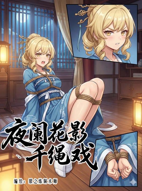 夜阑花影千绳戏